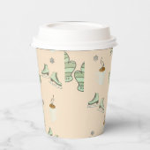 Gemütlicher Kaffee Pappbecher (Links)