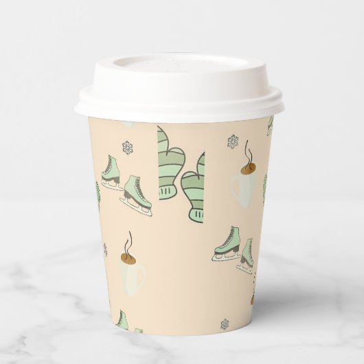 Gemütlicher Kaffee Pappbecher (Links)