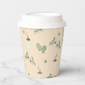 Gemütlicher Kaffee Pappbecher (Vorderseite)