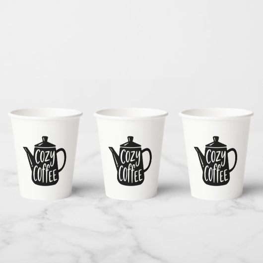 Gemütlicher Kaffeebecher Pappbecher (Multi)