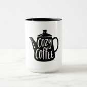 Gemütlicher Kaffeebecher Tasse (Zentrum)