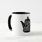 Gemütlicher Kaffeebecher Tasse (Vorderseite Links)