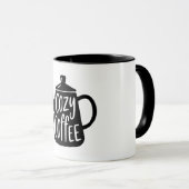 Gemütlicher Kaffeebecher Tasse (VorderseiteRechts)