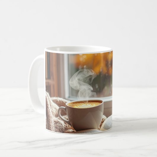 Gemütlicher Kaffeelesetasse Kaffeetasse (Vorderseite Links)