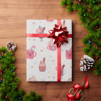 Gemütlicher Kakao Geschenkpapier
