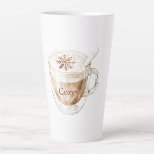 Gemütlicher Kakaoschneeflocke Milchtasse