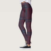 Gemütlicher Kamin Einfach Kariert Leggings (Links)