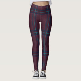 Gemütlicher Kamin Einfach Kariert Leggings