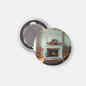 Gemütlicher Kamin Magnet (Vorderseite/Rückseite)