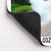 Gemütlicher Kätzchen-Himmel auf Erde Mousepad (Ecke)