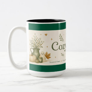 Gemütlicher Klee Shop Zweifarbige Tasse
