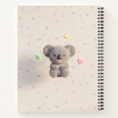 Gemütlicher Koala: Modern Pastell Notizbuch (Rückseite)