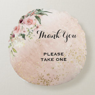 Gemütlicher Komfort in Bloom: Entwerfen Sie Ihre B Rundes Kissen