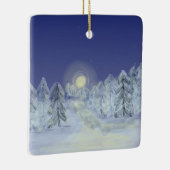 Gemütlicher Landschaftsschmuck Keramikornament (Rechts)