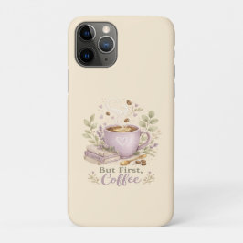 Gemütlicher Lavendel-Wasserfarbe-Kaffee Case-Mate iPhone Hülle