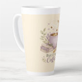 Gemütlicher Lavendel-Wasserfarbe-Kaffee Milchtasse (Linke Ecke)