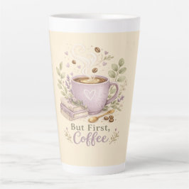 Gemütlicher Lavendel-Wasserfarbe-Kaffee Milchtasse
