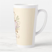 Gemütlicher Lavendel-Wasserfarbe-Kaffee Milchtasse (Rechts)