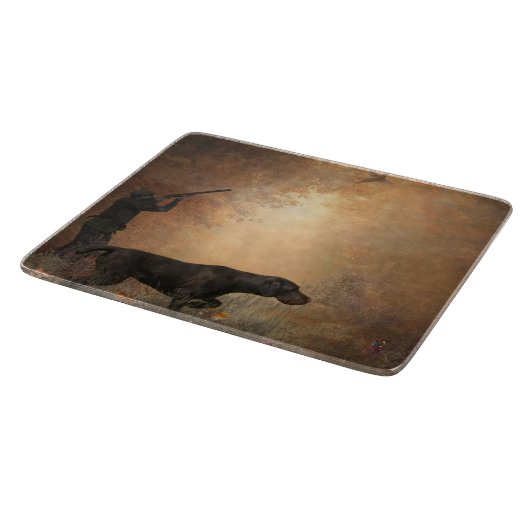 Gemütlicher Leinwand Schneidebrett (Ecke)