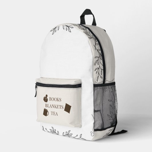 Gemütlicher Leselern-Rucksack Bedruckter Rucksack (Rückseitige Ecke Rechts)