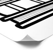 Gemütlicher Moment für das Lesen, Lesermädchen, Fä Poster (Ecke)