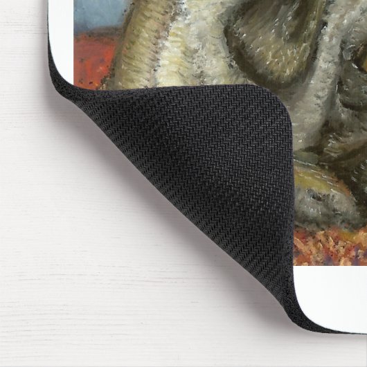 Gemütlicher Mops Mousepad (Ecke)