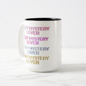 Gemütlicher Mystery Reader Zweifarbige Tasse (Vorderseite Links)