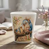 Gemütlicher Nest Becher Milchtasse