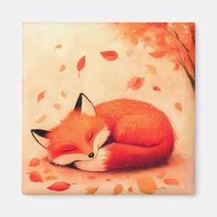 Gemütlicher Niederwald Schlaffox Magnet