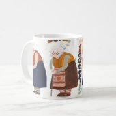 Gemütlicher Oma-Mug Kaffeetasse (Vorderseite Links)