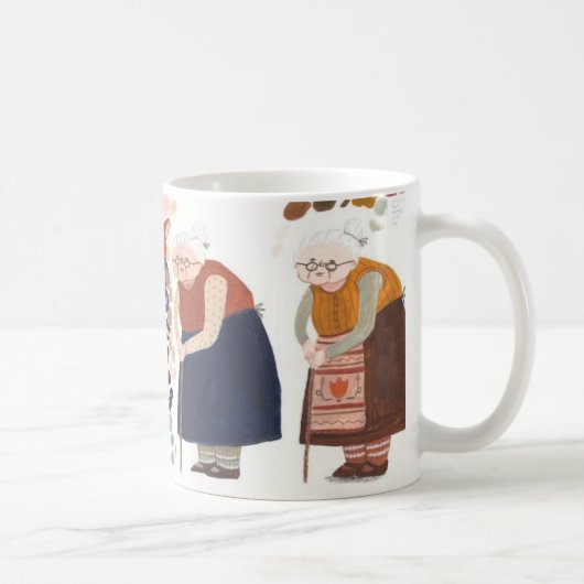 Gemütlicher Oma-Mug Kaffeetasse (Rechts)