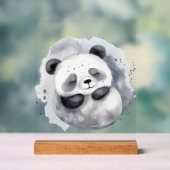 Gemütlicher Panda Acrylschild (Neutral)