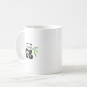 Gemütlicher Panda-Becher Kaffeetasse (Vorderseite Links)