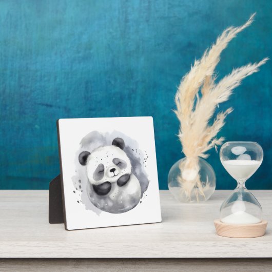 Gemütlicher Panda Fotoplatte (InSitu)