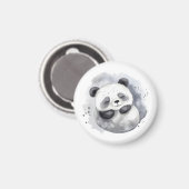 Gemütlicher Panda Magnet (Vorderseite/Rückseite)