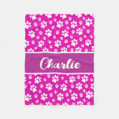 Gemütlicher Pfosten Personalisierter Dogendecke dr Fleecedecke (Vorderseite)