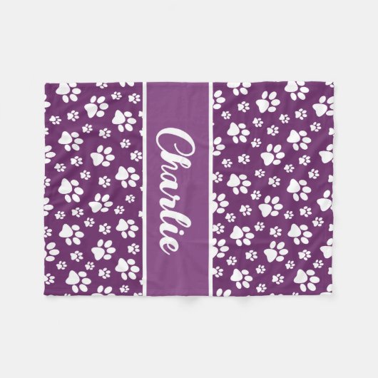 Gemütlicher Pfosten Personalisierter Dogendecke dr Fleecedecke (Vorderseite (Horizontal))