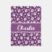 Gemütlicher Pfosten Personalisierter Dogendecke dr Fleecedecke (Vorderseite)