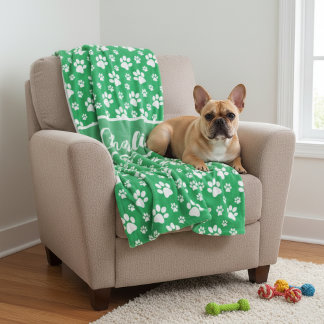 Gemütlicher Pfosten Personalisierter Dogendecke dr Fleecedecke