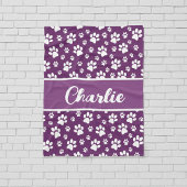 Gemütlicher Pfosten Personalisierter Dogendecke dr Fleecedecke