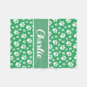 Gemütlicher Pfosten Personalisierter Dogendecke dr Fleecedecke (Vorderseite (Horizontal))