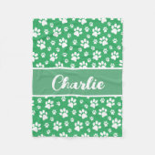 Gemütlicher Pfosten Personalisierter Dogendecke dr Fleecedecke (Vorderseite)