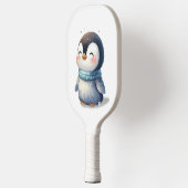 Gemütlicher Pinguin-Baby Pickleball Schläger (Links)