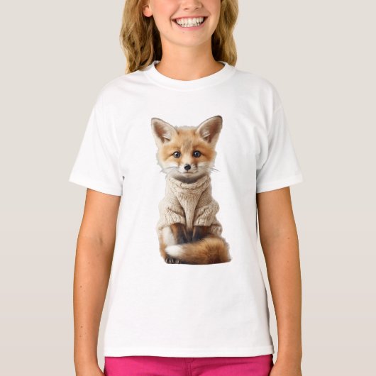 Gemütlicher Pullover Baby Fuchs Kinder (Vorderseite)