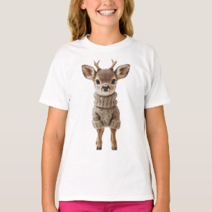 Gemütlicher Pullover Baby Rehkitz Kinder