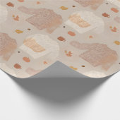 Gemütlicher Pullover Geschenkpapier (Ecke)
