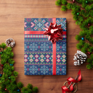 Gemütlicher Pullover Geschenkpapier