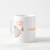 Gemütlicher Pullover-Wetter-Becher mit individuell Kaffeetasse (Vorderseite Links)