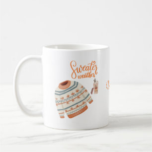 Gemütlicher Pullover-Wetter-Becher mit individuell Kaffeetasse