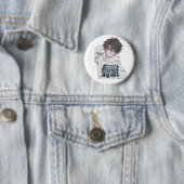 Gemütlicher Rebell Anime Junge - Süße Ästhetik Bri Button (Beispiel)